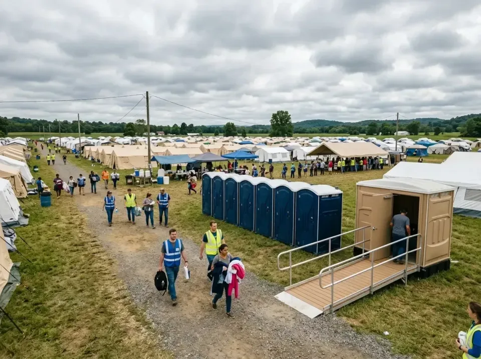 disaster-relief-camp-restrooms-010 — frequently asked questions, Dumpster & Portable Bathrooms Rental in Catlin, IL